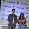 Rajeev Khandelwal poses with the host at the Promotion of his Travel Magazine