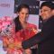 Sania Mirza being felicitated at the  Launch of Celkon Mobile