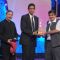 Nitin Ghadkari awarding Dr. Jeevanandam Valluvam at International Indian Achiever's Award 2014