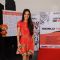 Tara Sharma poses for the media at NDTV Save the Tigers event