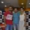 Kunal, Emraan and Humaima pose for the media at the Radio premier of 'Raja Natwarlal'