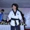 Tiger Shroff gives a thumbs up pose for the camera