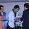 Tiger Shroff being felicitated at the Kukkiwon Award Ceremony