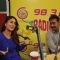 Kareena was seen interacting with the listeners at the Promotions of Singham Returns