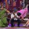 Dadi seen giving a kiss to Ajay Devgn on Comedy Nights with Kapil