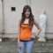Rhea Chakraborty poses for the media at the 'Sonali Cable' Poster Shoot