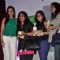 Sonali Bendre poses with female fans at the Launch of Orliflame Products