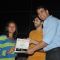 Akshay Kumar felicitates a girl at Women's Self Defence Event