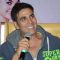 Akshay Kumar gives a smiling pose for the camera