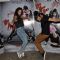 Saahil Prem and Amrit Maghera give a dance pose at the Promotion of Mad About Dance