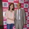 Dia Mirza poses with Nari Hira at the Launch of New Savvy Cover