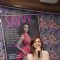 Dia Mirza addresses the audience at the Launch of New Savvy Cover