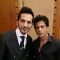 Nitin Mirani poses with Shah Rukh Khan at the Launch of King Khan's "Royal Estate"