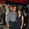Talat Aziz with his wife were at the Ghanasingh Store Launch