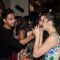 Vatsal Sheth feeds cake to Sanjeeda at the 100 Episodes Completion Party