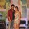 Arjun Kapoor and Deepika Padukone pose for the media at the Song Launch of Finding Fanny