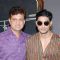 Prateik Babbar with Film Maker Raajeev Walia at the making of Star Studded National Anthem