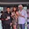 Vikram Bhatt, Bipasha Basu and Bhushan Kumar pose for the camera at the Music Launch of Creature 3D