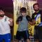 Vivaan Shah practices with friends at the Gold Gym Wolverine Workout