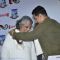 Aamir Khan felicitates a guest at the Communicative Marathi Book Launch