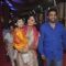 Raj Kundra with Shilpa Shetty and their son at Isckon Temple on Janmashtami