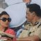 Rani Mukherjee was seen talking with Police Officer