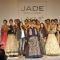 Monica and Karishma showcase their latest collection, 'Jade' at the Lakme Fashion Week