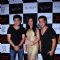 Amy Billimoria poses with guests at Vikram Phadnis Bash