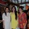 Mana Shetty, Tanishaa Mukerji and Tanuja pose for the camera at Araish Charity Exhibition