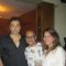 Bobby Deol poses with Shano and Aalim Hakim at his Surprise Birthday Bash
