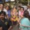 Ameesha Patel snapped with Ganesha idol at the Visarjan of Lord Ganesha