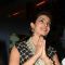 Priyanka Chopra greets the audience at the Promotions of Mary Kom in Delhi