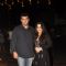 Siddharth Roy Kapoor and Vidya Balan pose for the media at the Screening of Finding Fanny