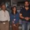 Rohit Shetty poses with Meghna Ghai and a guest at Whistling Woods