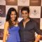Ruslaan Mumtaz poses with wife at the Launch of Heavens Dog Resturant