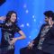 Arjun Kapoor performs with Gauahar Khan at the Promotions of Finding Fanny on India's Raw Star