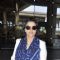 Asin Thottumkal poses for the media at Airport