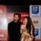 Aftab Shivdasani poses with wife at Mircromax SIIMA Awards Day 2