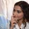 Sonam Kapoor snapped engrossed in a deep thought at the Promotion of Khoobsurat