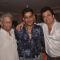 Ravi Kissen and Avinash Wadhavan pose with Rajkumar Kohli at his Birthday Bash