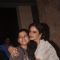 Rekha snapped with Rhea Kapoor at the Special Screening of Khoobsurat