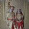 Kunwar Pratap and Ajabde pose for the camera at their Royal Rajputana Wedding