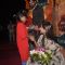 Sonam Kapoor greets a young fan at the Special Screening of Khoobsurat for Kids