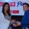 Priyanka Chopra felicitates a guest at Usha Event