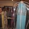 Hema Malini checks out the collection at Atharva Institute