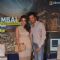 Huma Quereshi and Riteish Deshmukh poses for the media at Social Media for Change Event