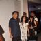Ronnie Screwvala poses with wife at the Special Screening of Haider