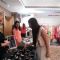 Kim Sharma checking out the dishes at the Helping Hands Exhibition