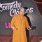 Sudesh Lahiri poses for the media at the Launch of Comedy Classes