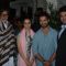Amitabh Bachchan, Shraddha Kapoor, Shahid Kapoor and Siddharth Roy Kapur pose for the media